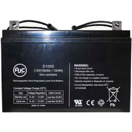 BATTERY CLERK AJC¬Æ 21st Century 1CP1FL 12V 100Ah Wheelchair Battery 21ST CENTURY SCIENTIFIC-1CP1FL